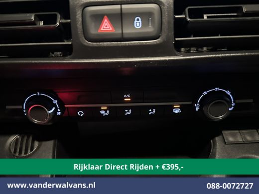 Peugeot Partner 1.5 BlueHDI 102pk L1H1 *Rijklaar Direct Rijden* Euro6 Airco | Apple Carplay | Cruisecontrol Zijde... ActivLease financial lease