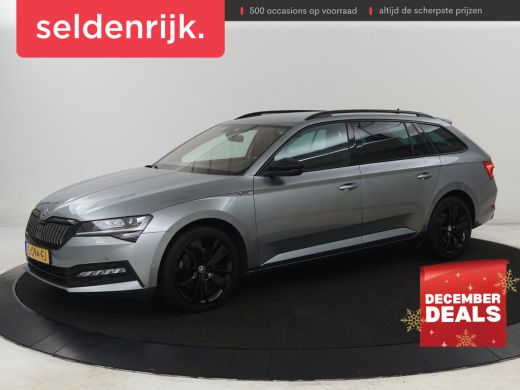 Skoda Superb 1.4 TSI iV Sportline | Trekhaak | 360 Camera | Achterbankverwarming | Adaptive cruise | Alcantara...