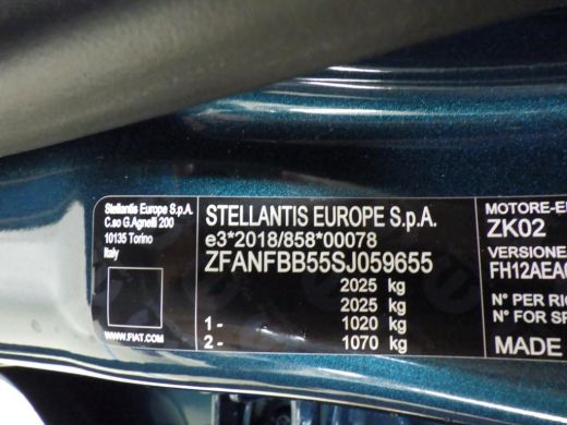 Fiat 600 La Prima 54 kWh 8 Jaar Garantie! | Vol-Leder | Massage | Adaptive Cruise | Elektr. Stoelen | Elek... ActivLease financial lease