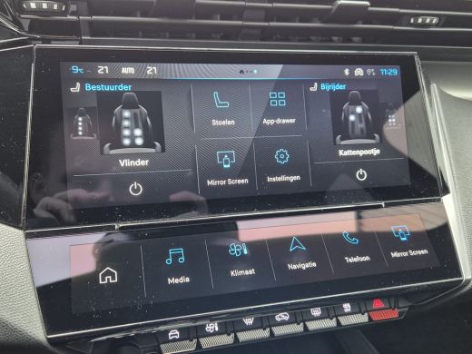 Peugeot e-308 e-308 54kWh | GT | Alcantara bekleding | Verwarmbare voorstelen met massage functie | Camera V + ... ActivLease financial lease
