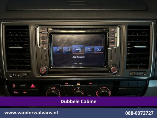 Volkswagen Transporter 2.0 TDI 150pk Automaat L2H1 Dubbele Cabine Euro6 Airco | 5-Zits | Navigatie | LM Velgen Apple Car... ActivLease financial lease