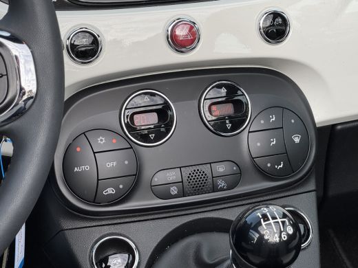 Fiat 500 1.0 Hybrid Cabrio Clima/Cruise/Navi/Leer/LM-Velgen ActivLease financial lease