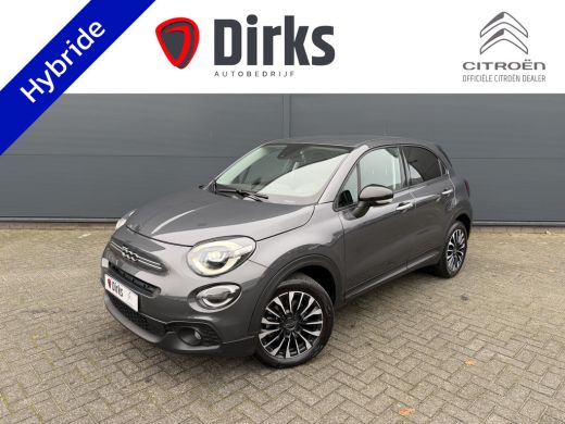 Fiat 500X 130pk Hybrid (Camera - LED - Navigatie via APP - Parkeersensoren V+A - Automatische Airco - 17")