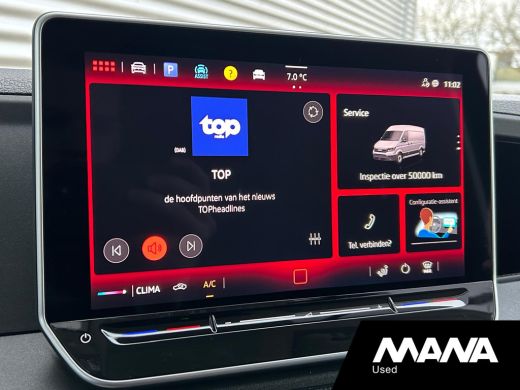 MAN TGE 3.140 L3H3 Automaat 140PK Zwart Black Lion Cruise control Carplay Camera ActivLease financial lease