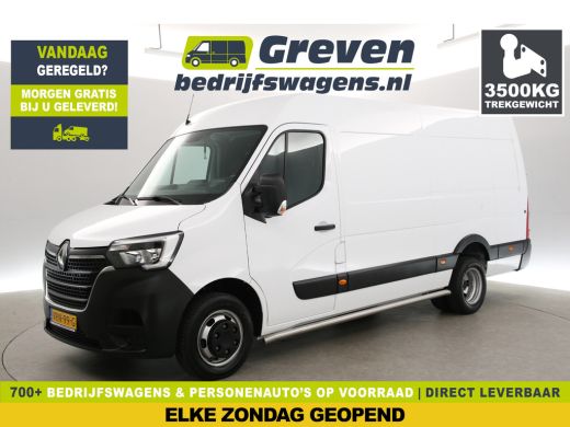 Renault Master T35 2.3 dCi L3H2 | 3500kg Trekgew. | Trekh. | Dubbellucht | Airco | Cruise | 3-Zits | Navi