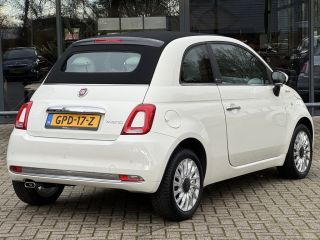 Fiat 500 1.0 Hybrid Cabrio Clima/Cruise/Navi/Leer/LM-Velgen