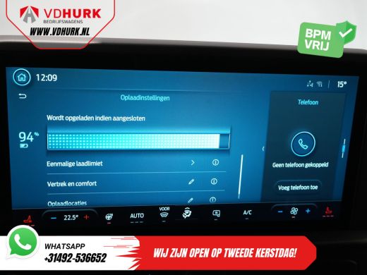 Ford E-Transit 340 L2 Trend 65 kWh 330 km WLTP LED/ Snellader/ 2.3t Trekverm./ Stuurverw./ Stoelverw./ Carplay/ ... ActivLease financial lease