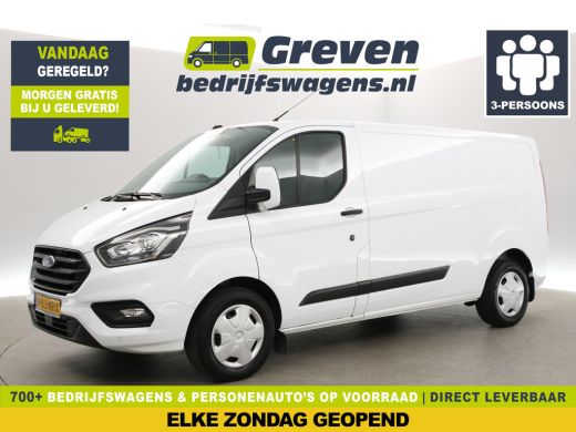 Ford Transit Custom 320 2.0 TDCI L2H1 | Airco | Cruise | 3-Zits | Parkeersensoren