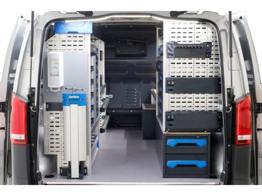 Mercedes-Benz Vito 114 CDI 136pk Compact 9G Automaat 2x Schuifdeur/LED/Camera/Inrichting 07-2022 ActivLease financial lease