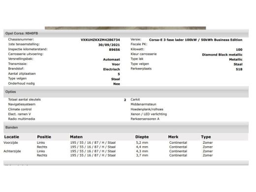 Opel Corsa-e Business Edition 100KW / 50 kWh / Airco-Ecc. / Cruise-ctr. / Navigatie via Usb / 100% Elektrisch,... ActivLease financial lease