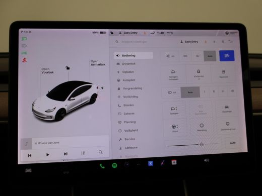 Tesla Model 3 60 kWh RWD *BTW* + LEDER | AUTOPILOT | PANORAMA | 3 CAMERA'S | PRIVACY GLASS ActivLease financial lease