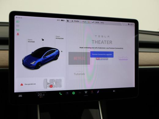 Tesla Model 3 60 kWh RWD *BTW* + LEDER | AUTOPILOT | PANORAMA | 3 CAMERA'S | PRIVACY GLASS ActivLease financial lease