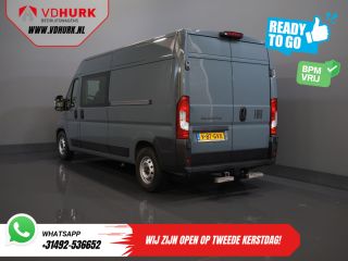 Fiat Ducato 2.2 MJ 180 pk Aut. L3H2 DC Dubbel Cabine BPM VRIJ! 6 Pers./ 2x Schuifdeur/ Climate/ 2.5t Trekverm...
