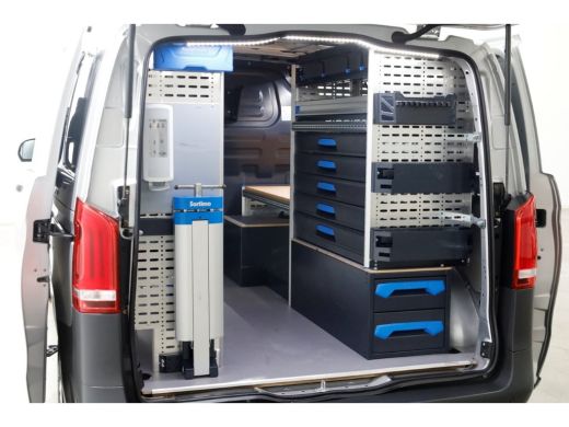 Mercedes-Benz Vito 114 CDI 136pk Compact 9G Automaat 2x Schuifdeur/LED/Camera/Inrichting 07-2022 ActivLease financial lease