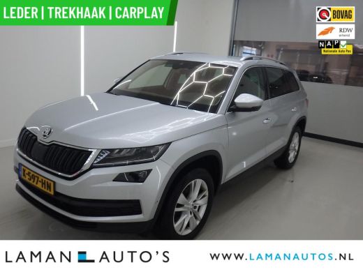 Skoda Kodiaq 1.5 TSI 150pk DSG Business Edition Plus Aut. | Leder CarPlay Trekhaak Canton ECC Navi LED ACC 18"...