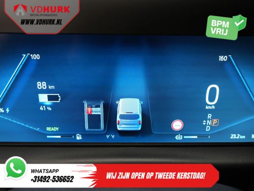 Ford E-Transit Custom 320 Trend 65 kWh 330 km WLTP LED/ Snellader/ 2.3t Trekverm./ Stoelverw./ Carplay/ Climate/ Camera... ActivLease financial lease