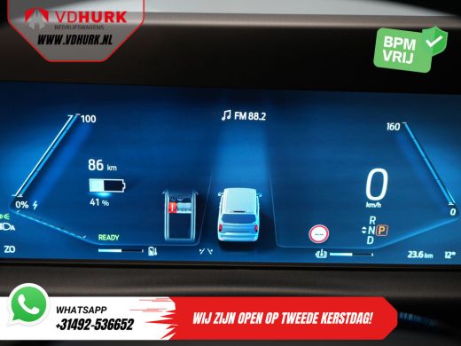 Ford E-Transit Custom 320 Trend 65 kWh 330 km WLTP LED/ Snellader/ 2.3t Trekverm./ Stoelverw./ Carplay/ Climate/ Camera... ActivLease financial lease