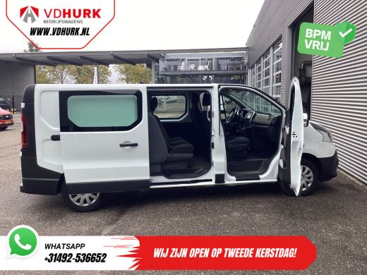 Renault Trafic 1.6 dCi 125 pk E6 L2 DC Dubbel Cabine BPM VRIJ NL Auto/ Camera/ Cruise/ Navi/ Airco/ Trekhaak ActivLease financial lease