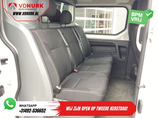 Renault Trafic 1.6 dCi 125 pk E6 L2 DC Dubbel Cabine BPM VRIJ NL Auto/ Camera/ Cruise/ Navi/ Airco/ Trekhaak ActivLease financial lease
