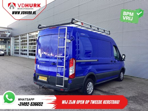 Ford Transit 2.0 TDCI 130 pk L2H2 Trend NL Auto/ 2xSchuifdeur/ Imperaal + Ladder/ Inrichting/ Cruise/ Camera/ ... ActivLease financial lease