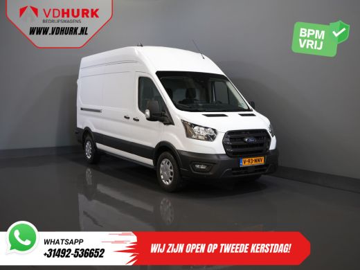 Ford Transit 350 2.0 TDCI 130 pk L3H3 Adapt.Cruise/ 360 Camera/ 270Gr.Deuren/ Stoelverw./ Navi/ Carplay/ PDC/ ...