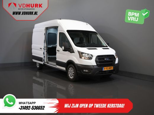 Ford Transit 350 2.0 TDCI 130 pk L3H3 Adapt.Cruise/ 360 Camera/ 270Gr.Deuren/ Stoelverw./ Navi/ Carplay/ PDC/ ... ActivLease financial lease
