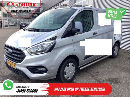Ford Transit Custom 2.0 TDCI EXPORT NL Auto/ 3 Pers./ Airco/ Cruise/ Sidebars/ PDC/ Trekhaak ActivLease financial lease