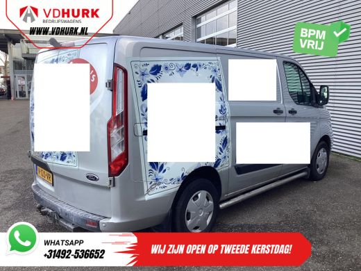 Ford Transit Custom 2.0 TDCI EXPORT NL Auto/ 3 Pers./ Airco/ Cruise/ Sidebars/ PDC/ Trekhaak ActivLease financial lease