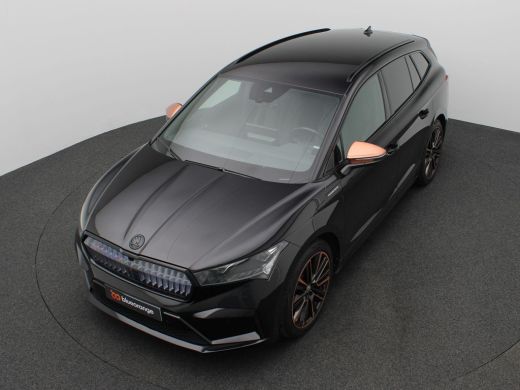 Skoda Enyaq iV 60 Founders Edition Black 180PK Aut. SOH 93%, 21" LM Velgen, Trekhaak, Alarm, Cruise Controle, Ac... ActivLease financial lease