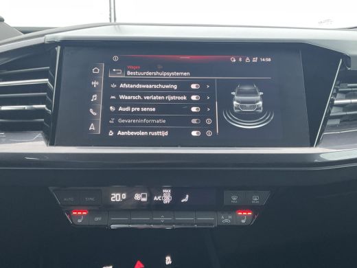 Audi Q4 e-tron 50 quattro Launch edition S Competition 77 kWh 1Eig Warmtepomp Sonos Camera Leer NL-Auto Uitstral... ActivLease financial lease