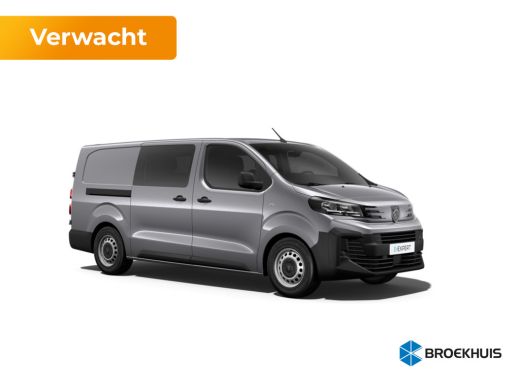 Peugeot e-Expert Standaard Dubbele Cabine - electric | 16" stalen velgen | Driezitsbank achter zonder ISOFIX met t...