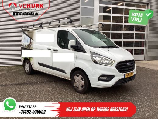 Ford Transit Custom 2.0 TDCI 130 pk L2 Trend EXPORT Carplay/ 2.8t trekverm./ Stoelverw./ Imperiaal/ Navi/ Cruise/ Air...