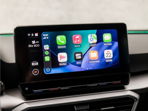 Seat Leon 1.4 TSI eHybrid PHEV FR 204Pk Automaat (APPLE CARPLAY, GROOT NAVI, CAMERA, SFEERVERLICHTING, LEDE... ActivLease financial lease