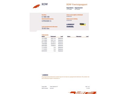 Citroën C1 1.0 VTi Feel ✓Airco✓5Deurs✓Lim✓1eign.✓Org. Ned. ActivLease financial lease