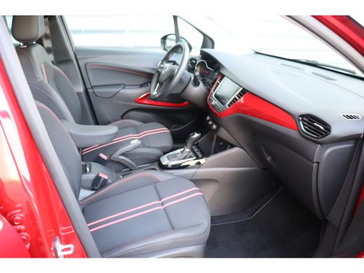 Opel Crossland 1.2 TURBO 130PK GS-LINE LEVEL 4 AUTOMAAT / NAVI / LEDER / CLIMA / AGR / 17" LMV / CAMERA / BLACK ... ActivLease financial lease