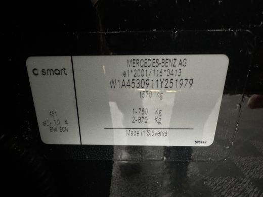 Smart Forfour EQ Essential 18 kWh [ 3-Fase ] {SOH-95%} (INCL.BTW) *FULL-LEATHER | AIRCO | CRUISE | COMFORT-SEAT... ActivLease financial lease