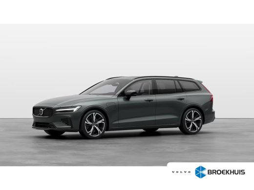 Volvo  V60 2.0 T8 Plug-in hybrid AWD Ultra Dark | Volvo Guard Alarm | Extra getint glas achter | 19" 5-tripl...