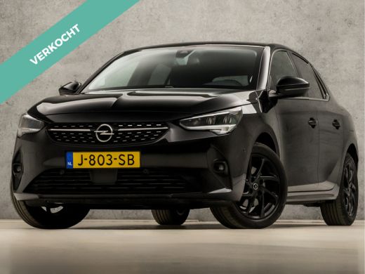Opel Corsa 1.2 Elegance Black Edition (APPLE CARPLAY, STUUR/STOEL VERWARMING, GROOT NAVI, CAMERA, LEDER, ELE...