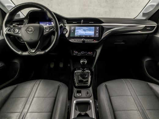 Opel Corsa 1.2 Elegance Black Edition (APPLE CARPLAY, STUUR/STOEL VERWARMING, GROOT NAVI, CAMERA, LEDER, ELE... ActivLease financial lease