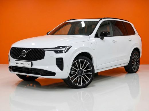 Volvo  XC90 T8 Ultra Dark | Navy Herringbone Weave  | Pano | Fiscaal &euro;99.000,-! | Crystal White!