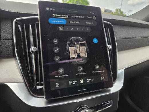 Volvo  XC90 T8 Ultra Dark | Navy Herringbone Weave  | Pano | Fiscaal &euro;99.000,-! | Crystal White! ActivLease financial lease