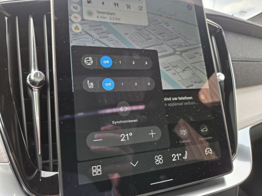 Volvo  XC90 T8 Ultra Dark | Navy Herringbone Weave  | Pano | Fiscaal &euro;99.000,-! | Crystal White! ActivLease financial lease