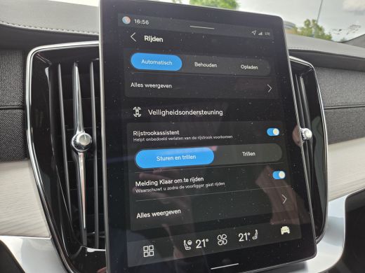 Volvo  XC90 T8 Ultra Dark | Navy Herringbone Weave  | Pano | Fiscaal &euro;99.000,-! | Crystal White! ActivLease financial lease