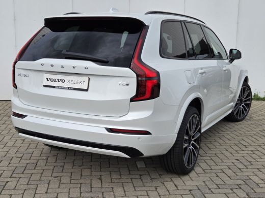 Volvo  XC90 T8 Ultra Dark | Navy Herringbone Weave  | Pano | Fiscaal &euro;99.000,-! | Crystal White! ActivLease financial lease