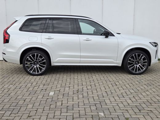 Volvo  XC90 T8 Ultra Dark | Navy Herringbone Weave  | Pano | Fiscaal &euro;99.000,-! | Crystal White! ActivLease financial lease