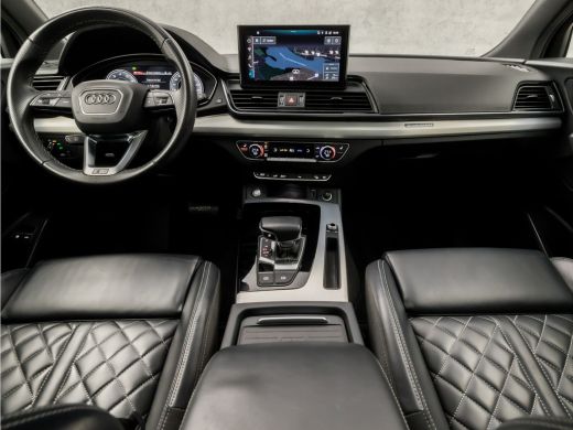 Audi Q5 50 TFSI e S edition 367Pk Automaat (FULL OPTION, PANORAMADAK, DIAMOND STITCHING, BEKERHOUDER GEKO... ActivLease financial lease