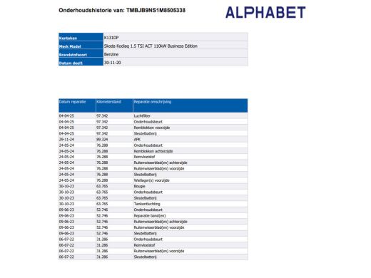 Skoda Kodiaq 1.5 TSI Business Edition NL AUTO | AFN. TREKHAAK | CARPLAY | ActivLease financial lease