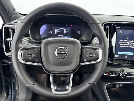 Volvo  EC40 Single Motor Extended Range Ultra Black Ed. 82 kWh | 20" | Leder / Nubuck | Trekhaak | Pixel LED ... ActivLease financial lease