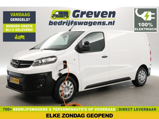 Opel Vivaro-e L2H1 75 kWh | SOH 90% | Snelladen | Airco | Cruise | 3-Zits | Carplay | Navi | Parkeersens.