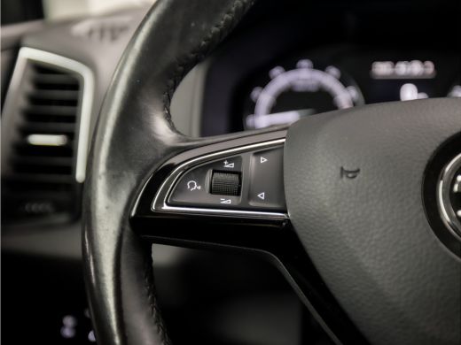 Skoda Karoq 1.0 TSI Black&White Automaat (APPLE CARPLAY, GROOT NAVI, DEALER ONDERHOUDEN, CRUISE CONTROL, GETI... ActivLease financial lease